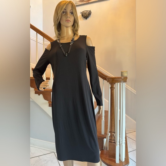 Carmen Marc Volvo Women’s Little Black Dress Size Large - Picture 1 of 6